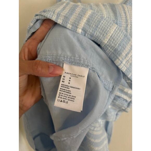 American Eagle Dress Women's Medium Kimber Mini Baby Doll Spaghetti Strap - Picture 6 of 8